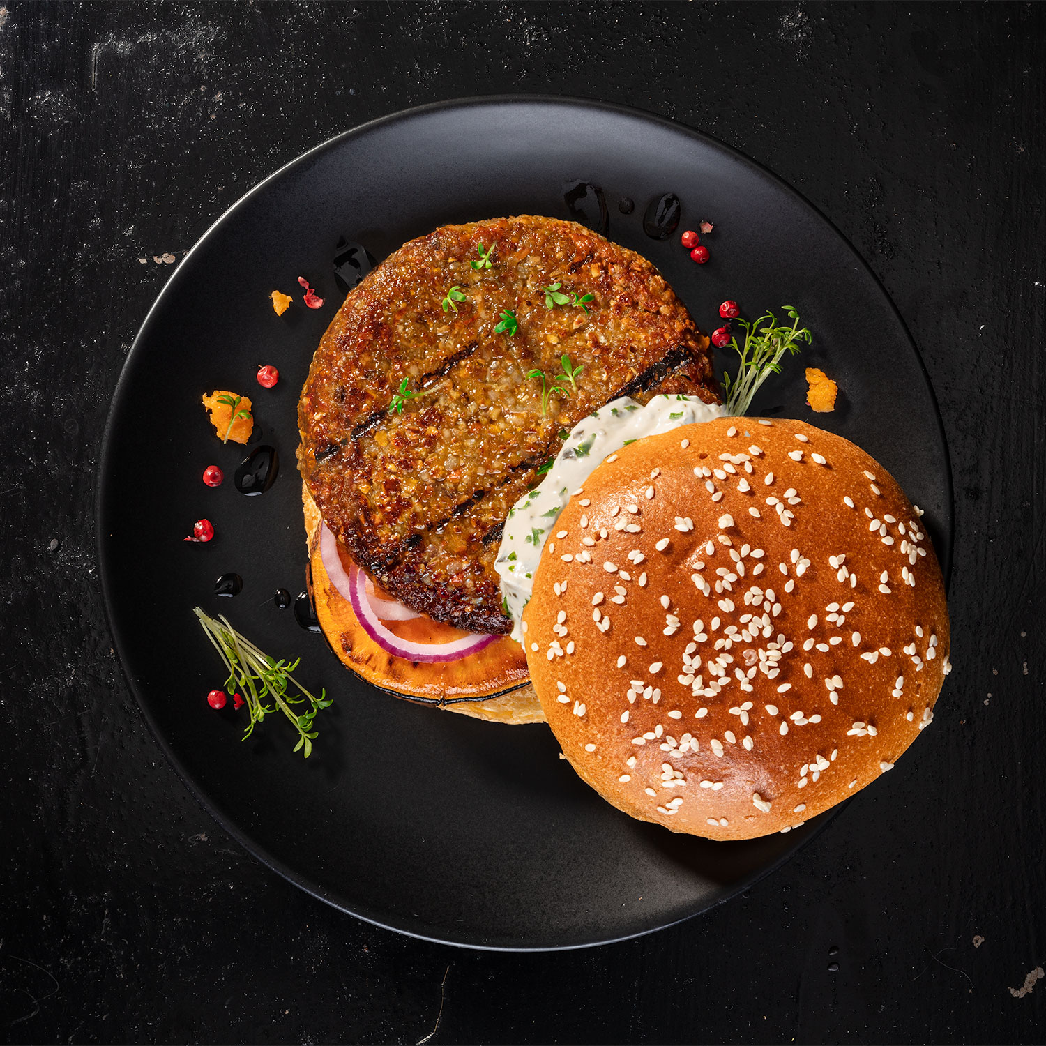 Food Fotograf - Veggie Burger